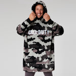 Call of Duty Blanket Hoodie for Men - Grey/CAMO - Get Trend