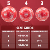 Arsenal F.C. Football Soccer Ball for Adults & Teenagers - Size 5 - Get Trend