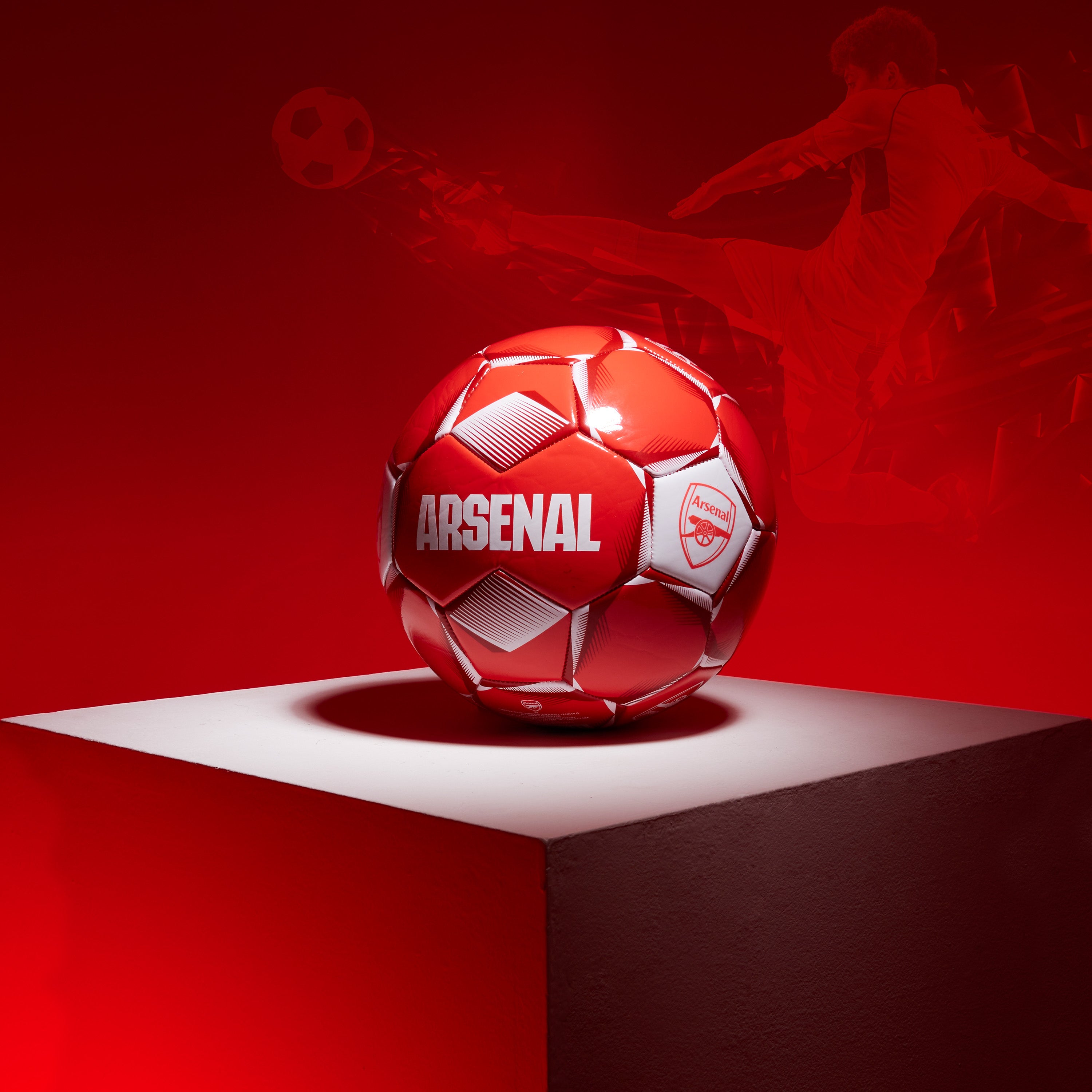 Arsenal F.C. Football Soccer Ball for Adults & Teenagers - Size 4 - Get Trend