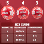 Arsenal F.C. Football Soccer Ball for Adults & Teenagers - Size 5 - Get Trend