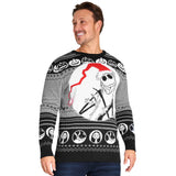 Disney Mens Christmas Jumper Crew Neck with Long Sleeves, Warm Cosy Xmas Jumper - Gifts for Men