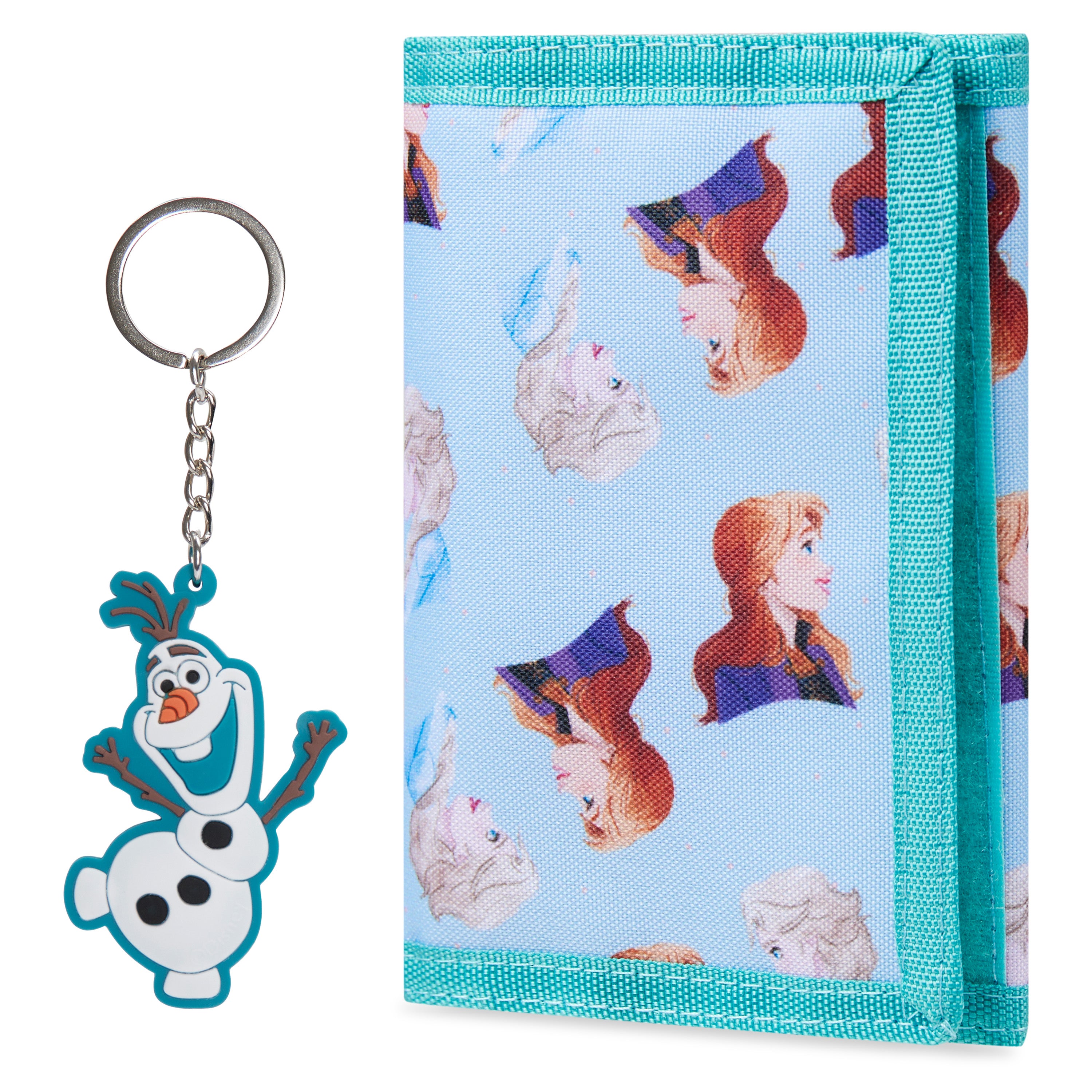 Disney Kids Wallet and Keyring Gift Set -Blue Frozen - Get Trend