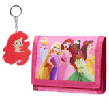 Disney Kids Wallet and Keyring Gift Set - Pink Princesses - Get Trend