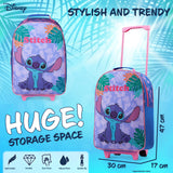 Disney Stitch Suitcase for Girls Carry On Stitch Travel Bag with Wheels - Get Trend