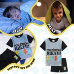 Pokemon Pyjamas for Boys, Pokemon  T-Shirt and Shorts Nightwear for Boys - Get Trend