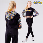 Pokemon Kids Hoodie for Girls, Cropped Pikachu Sweatshirt for Girls - Get Trend