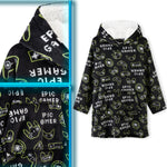 CityComfort Hoodie For Boys, Fleece Oversized Hoodie Blanket - Get Trend