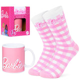 Barbie Mug and Socks Gift Set for Women, Calf Socks and Ceramic Mug - Women's Gifts