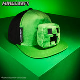 Minecraft Boys Baseball Cap with Removable Plush Accessory - Gamer Gifts