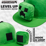 Minecraft Boys Baseball Cap with Removable Plush Accessory - Gamer Gifts