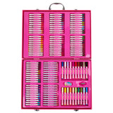 Barbie Art Supplies Set, 130+ Pcs Girls Drawing Colouring Travel Case