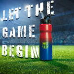 FC Barcelona Water Bottle with Straw Metal Water Bottle for Football Fans - Get Trend