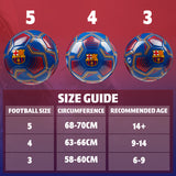 FC Barcelona Football - Soccer Ball for Adults & Teenagers - Size 5 - Get Trend