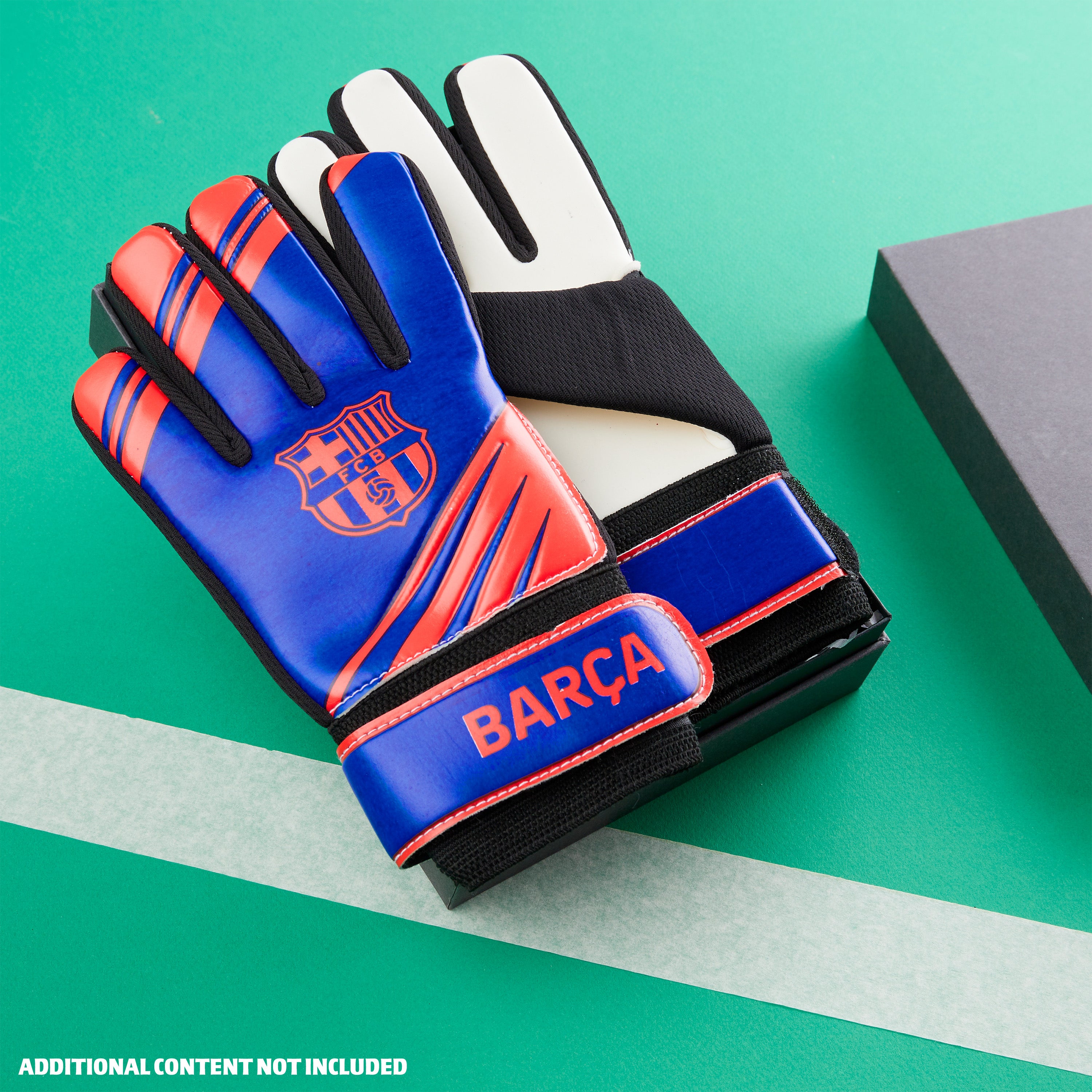 FC Barcelona Goalkeeper Gloves for Kids and Teenagers - Size 5 - Get Trend