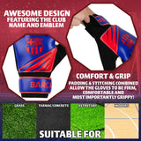 FC Barcelona Goalkeeper Gloves for Kids and Teenagers - Size 5 - Get Trend