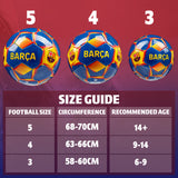 FC Barcelona Football - Soccer Ball for Adults & Teenagers - Size 5 - Get Trend