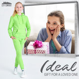 CityComfort Girls Tracksuit Set 2 Piece Jogging Bottoms and Hoodie Loungewear - Get Trend