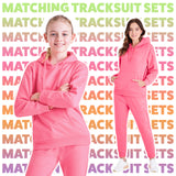 CityComfort Girls Tracksuit Set 2 Piece Jogging Bottoms and Hoodie Loungewear - Get Trend