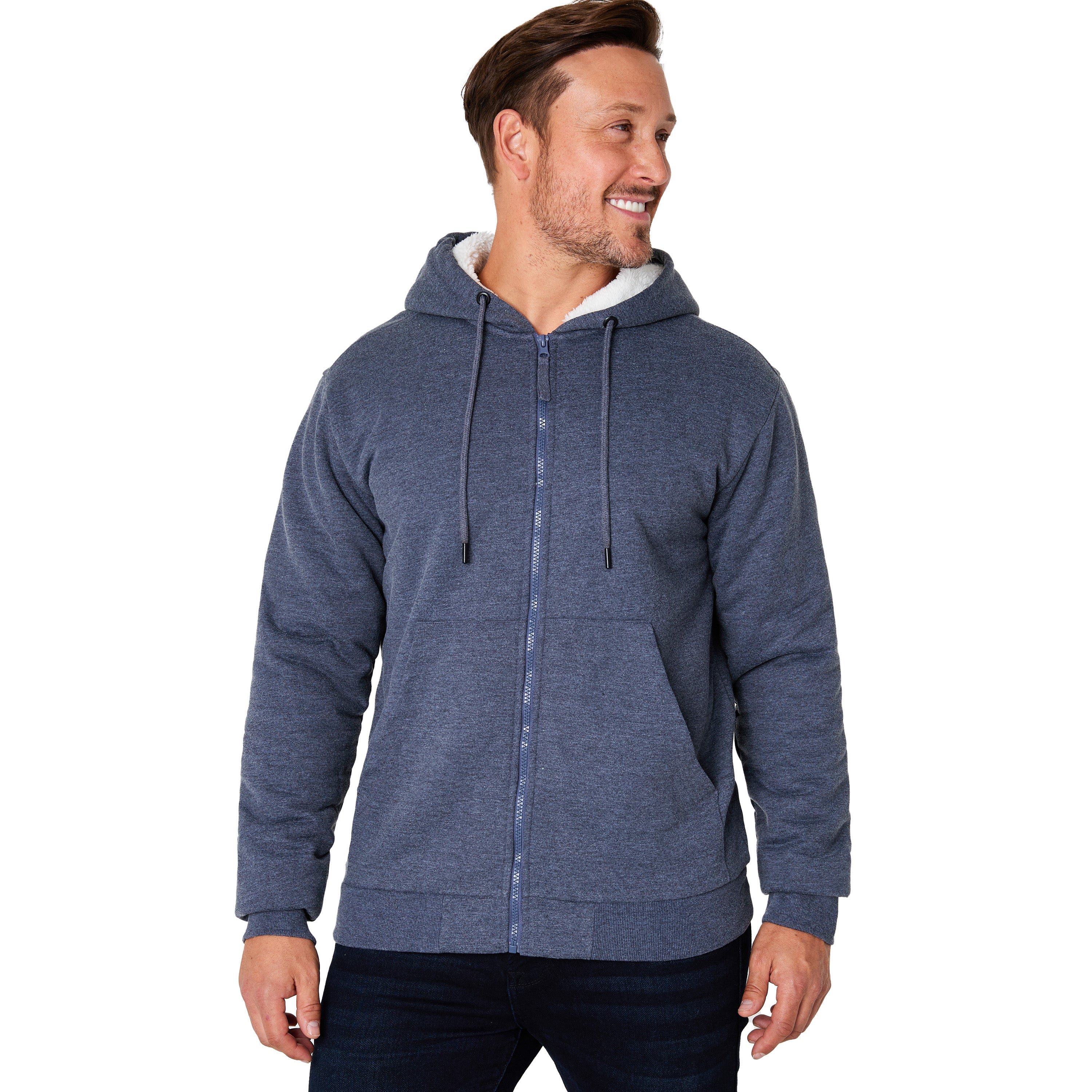 CityComfort Mens Hoodie with Fleece Lining - Zip for Hoodie Men - Get Trend