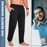 CityComfort Mens Pyjama Bottoms - Jersey Lounge Pants - Drawstring Waist - Get Trend