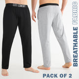 CityComfort Mens Pyjama Bottoms - Elasticated Waist - Get Trend