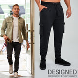 CityComfort Mens Cargo Joggers with 4 Pockets, Comfy, Casual, Stylish Sweatpants - Gifts for Him