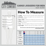 CityComfort Mens Cargo Joggers with 4 Pockets, Comfy, Casual, Stylish Sweatpants - Gifts for Him