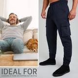 CityComfort Mens Cargo Joggers with 4 Pockets, Comfy, Casual, Stylish Sweatpants - Gifts for Him