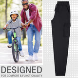 CityComfort Boys Cargo Joggers with 4 Pockets Comfy Casual Stylish Sweatpants - Gifts for Him