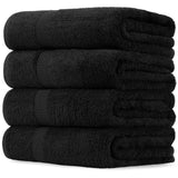 CityComfort Bath Towels Set of 4, 100% Cotton 550 GSM Absorbent Bathroom Towels