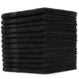 CityComfort Face Towels Set of 12, 100% Cotton 550 GSM Absorbent Bathroom Towels