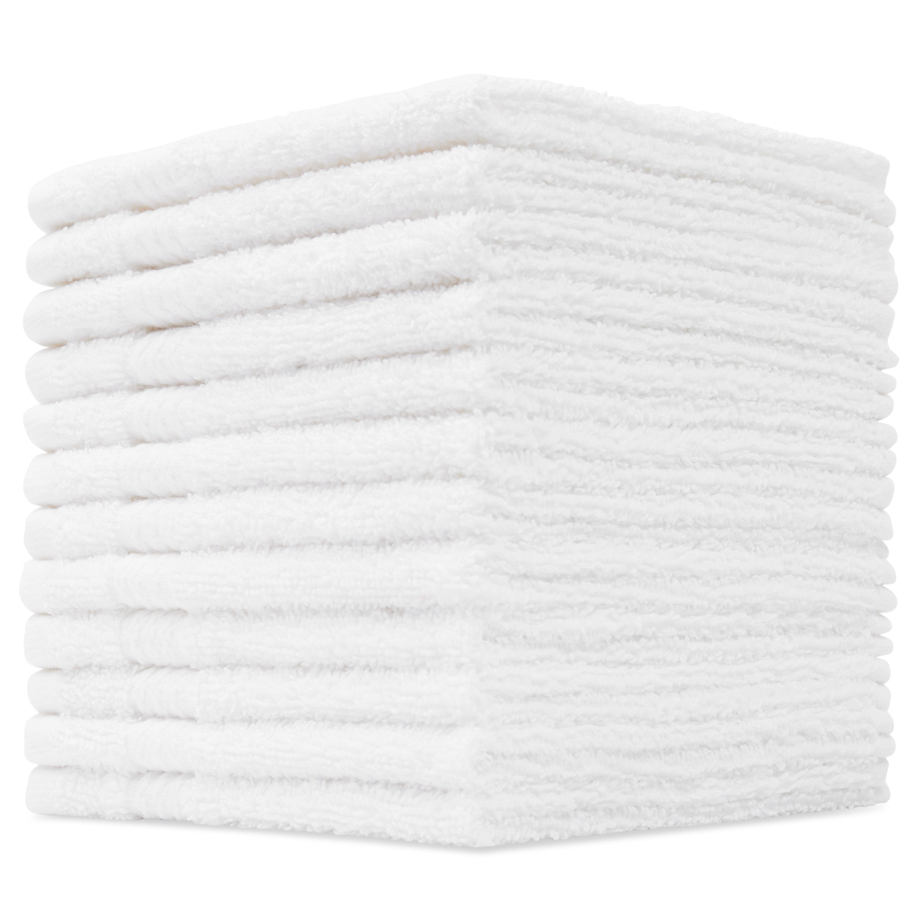 CityComfort Face Towels Set of 12, 100% Cotton 550 GSM Absorbent Bathroom Towels