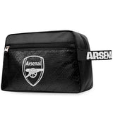 Arsenal F.C. Toiletry Bags for Men, Hanging Wash Bag with Zipped Pocket - Gifts for Him