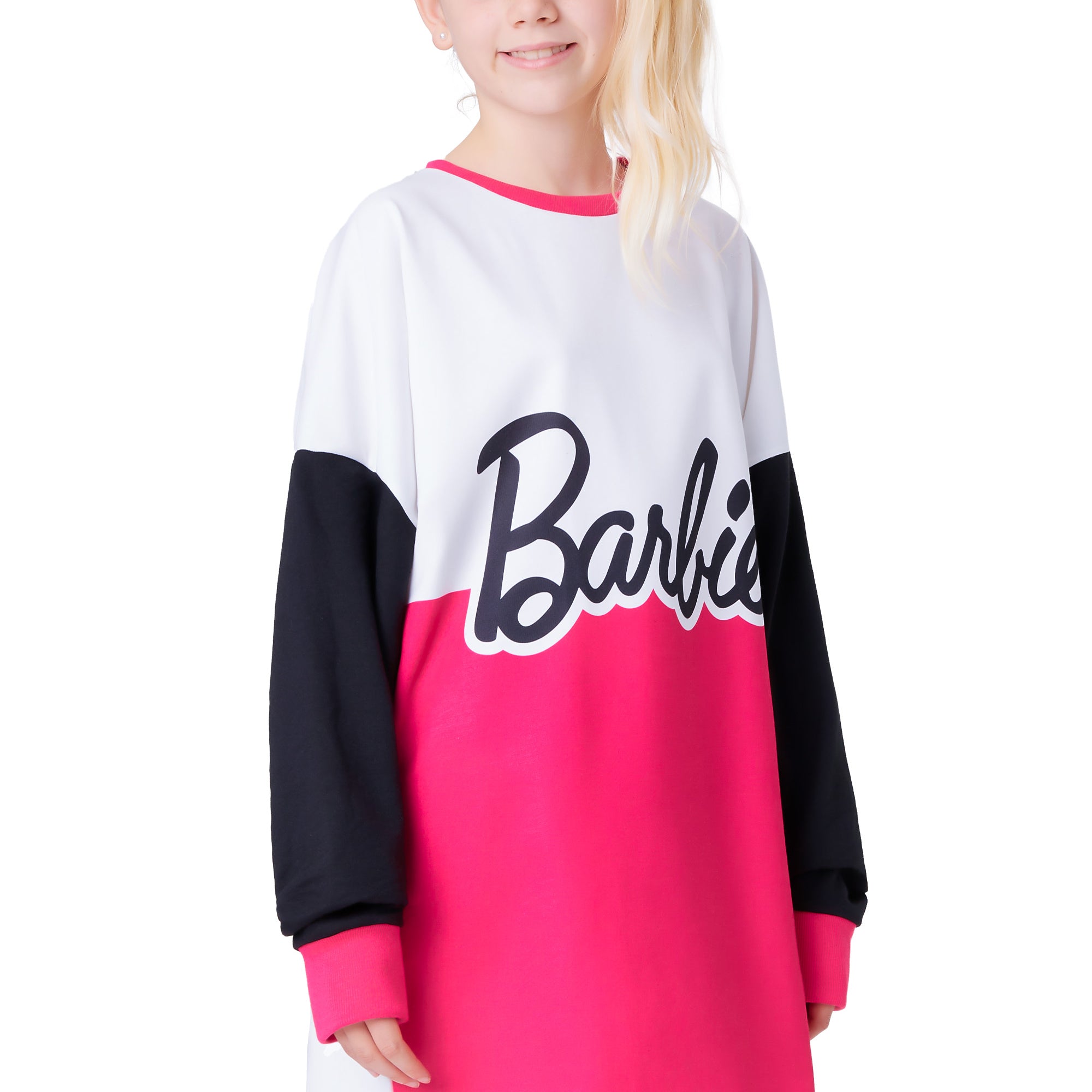 Barbie Sweatshirt Dress - Barbie Sweater Dress for Girls - Get Trend