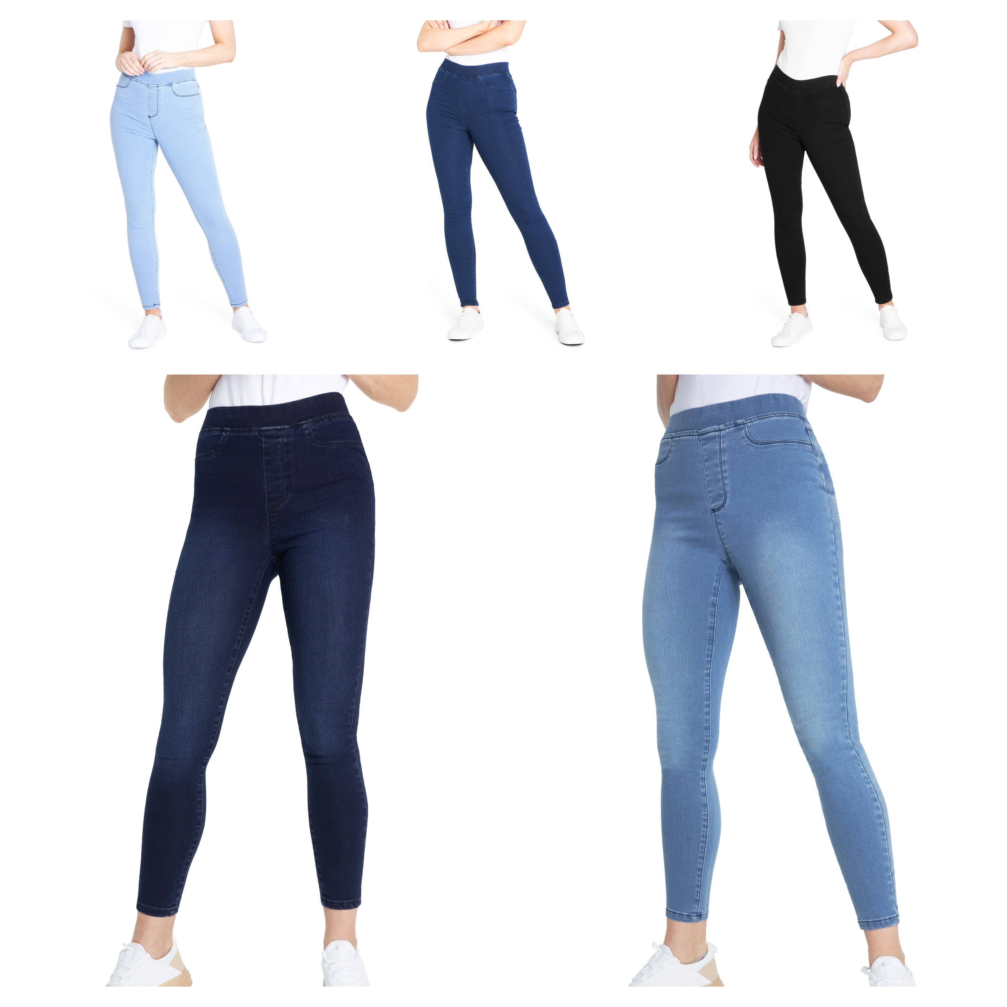 CityComfort Jeggings for Women - High Rise Skinny Jeggings - Get Trend