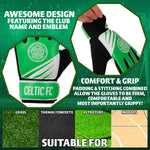 Celtic F.C. Goalkeeper Gloves for Kids Teenagers - Size 5 - Get Trend