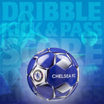 Chelsea F.C. Football Soccer Ball for Adults & Teenagers - Size 4 - Get Trend