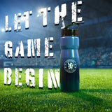 Chelsea FC Water Bottle with Straw - Metal Water Bottle for Football Fans - Get Trend