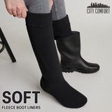 Boot Liner for Women and Teenagers - Warm Fleece Wellie Socks - Get Trend