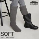 Boot Liner for Women and Teenagers - Warm Fleece Wellie Socks - Get Trend