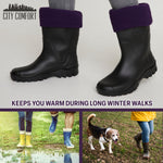 Boot Liner for Women and Teenagers - Warm Fleece Wellie Socks - Get Trend