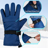 CityComfort Mens Skiing Gloves - Fleece Lined Touch Screen Gloves - Get Trend