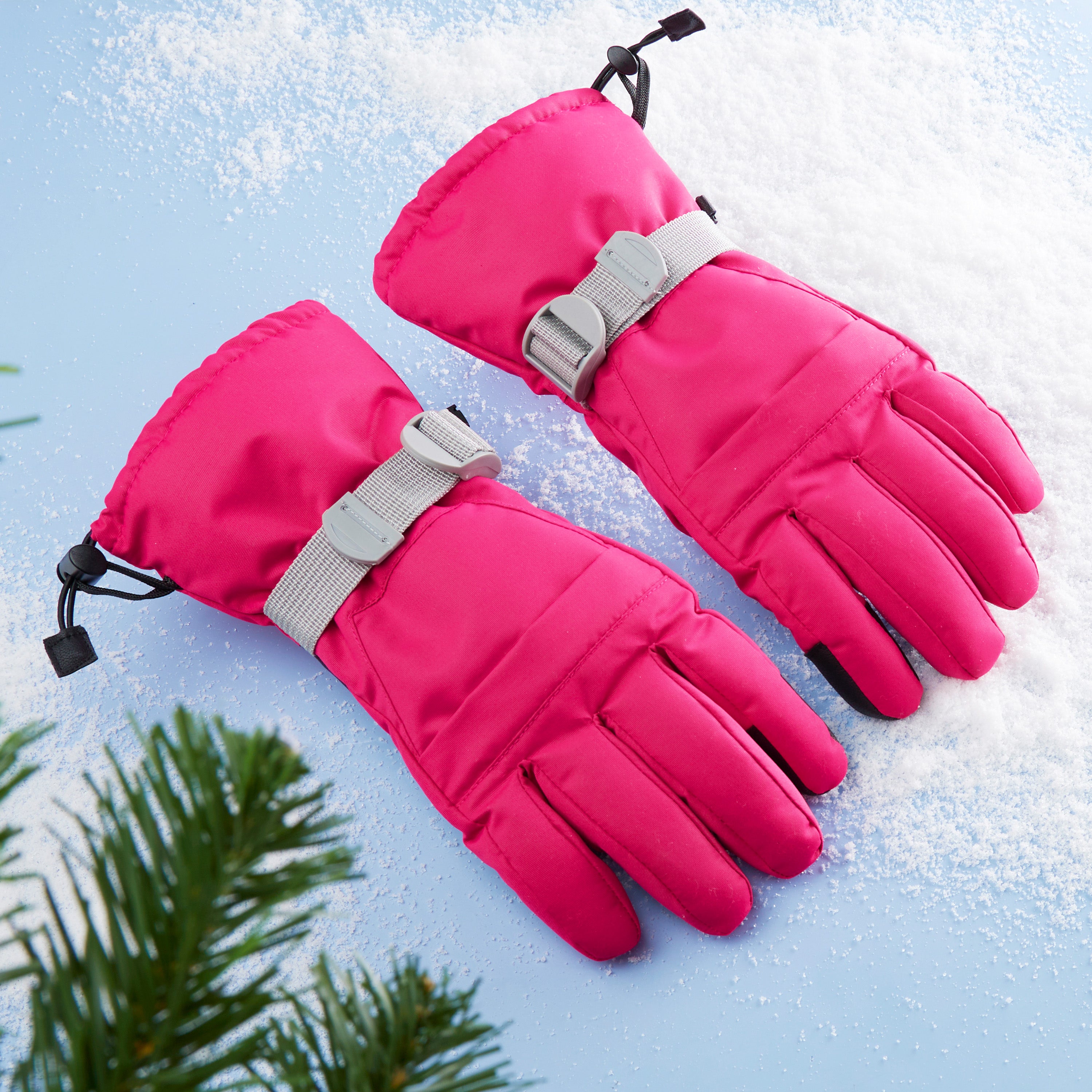 CityComfort Womens Skiing Gloves - Fleece Lined Touch Screen Gloves - Get Trend