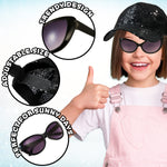 CityComfort Girls Cap and Sunglasses Set, Baseball Cap and UV Sunglasses - Get Trend