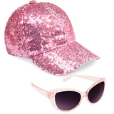 CityComfort Girls Cap and Sunglasses Set, Baseball Cap and UV Sunglasses - Get Trend