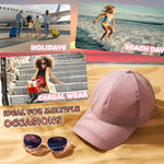 CityComfort Girls Cap and Sunglasses Set, Baseball Cap and UV Sunglasses - Get Trend