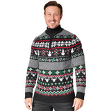 Christmas Jumpers for Men - Black/Red - Get Trend