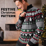 Christmas Jumpers for Men - Black/Red - Get Trend