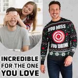 CityComfort Mens Christmas Jumper, Crew Neck Long Sleeves, Warm Funny Xmas Jumper - Gifts for Him