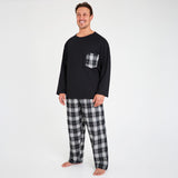 CityComfort Mens Pyjamas Set, Warm Teenagers Loungewear Winter Nightwear Long Sleeve PJs, Birthday Xmas Gifts for Men